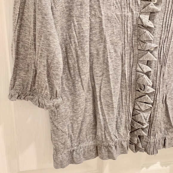 See by Chloe Grey Button Down Cotton Cardigan - Picture 4 of 15